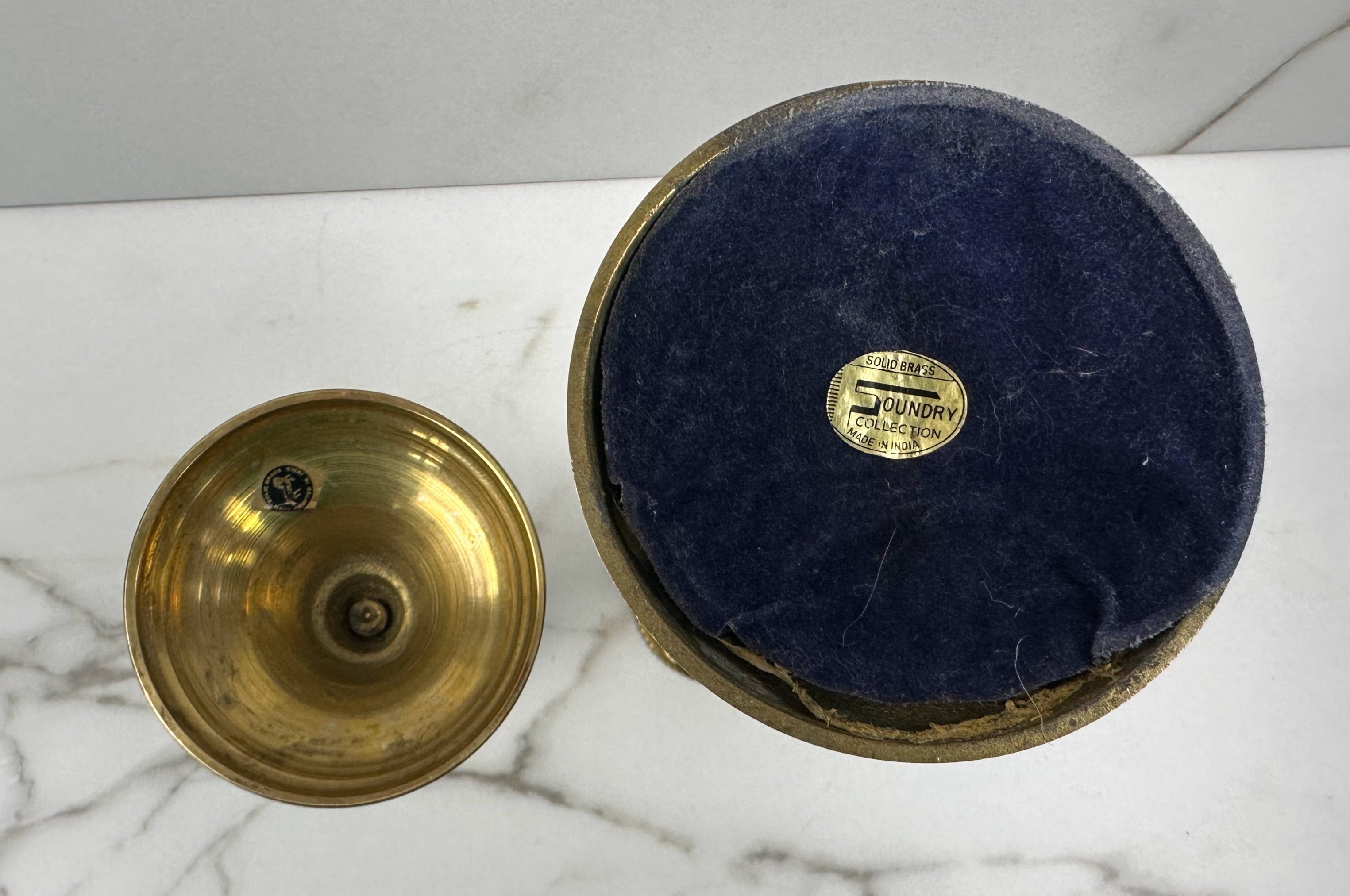 Pair of Classic Brass Candlesticks