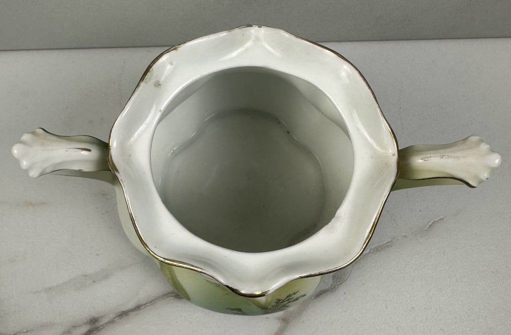 Art Nouveau R.S. Germany Calla Lily Sugar Bowl
