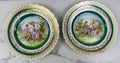 Victorian Style  Rococo Plate with Courting Couple