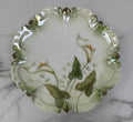 Hand-Painted Porcelain Plate with Calla Lilies and Gilded Edge