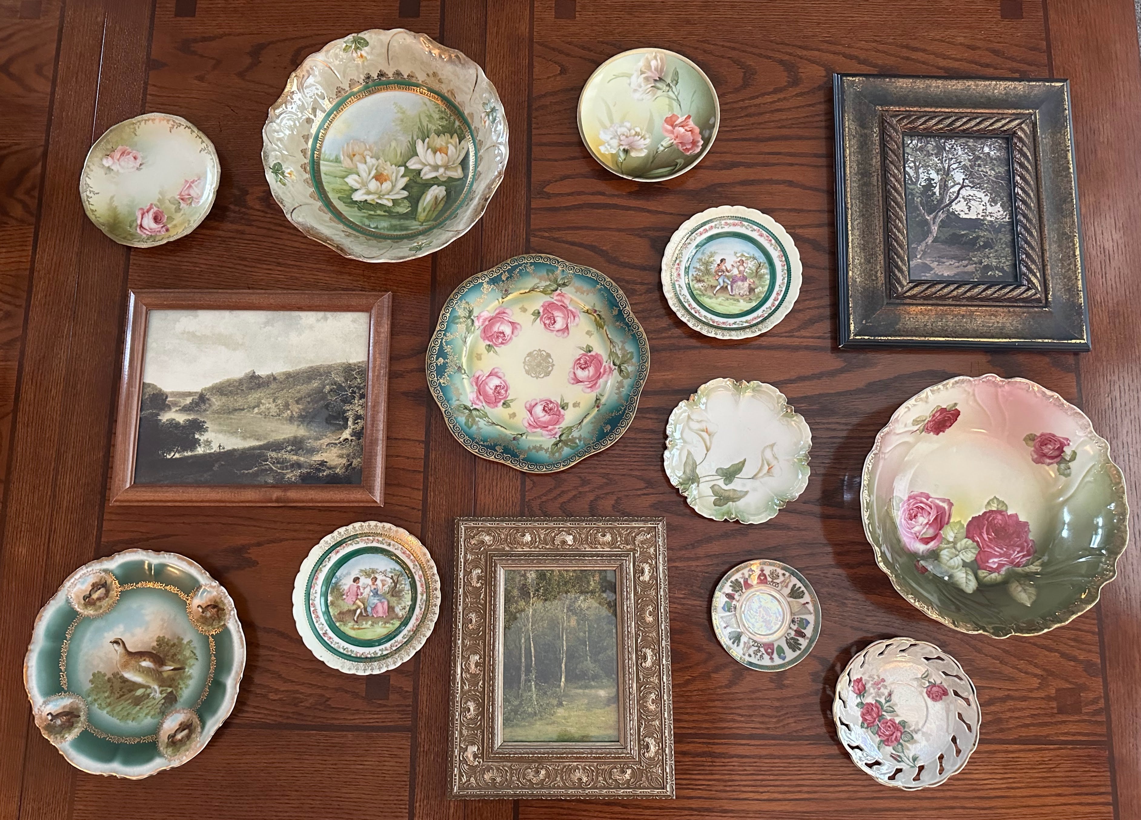 RM Bavaria Hand Painted Naturalist Game Bird Porcelain Plate