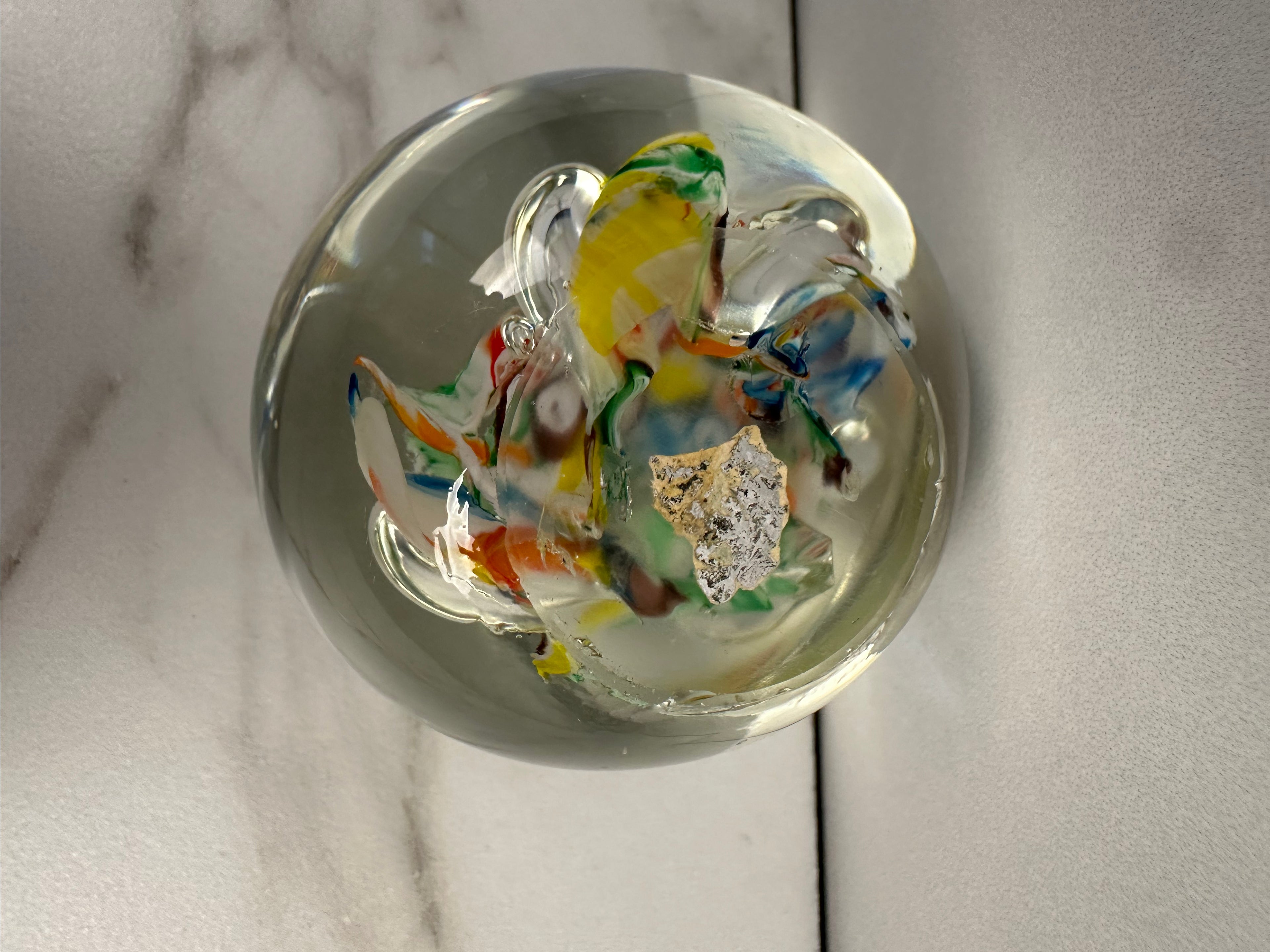 Murano Millefiori Glass Paperweight