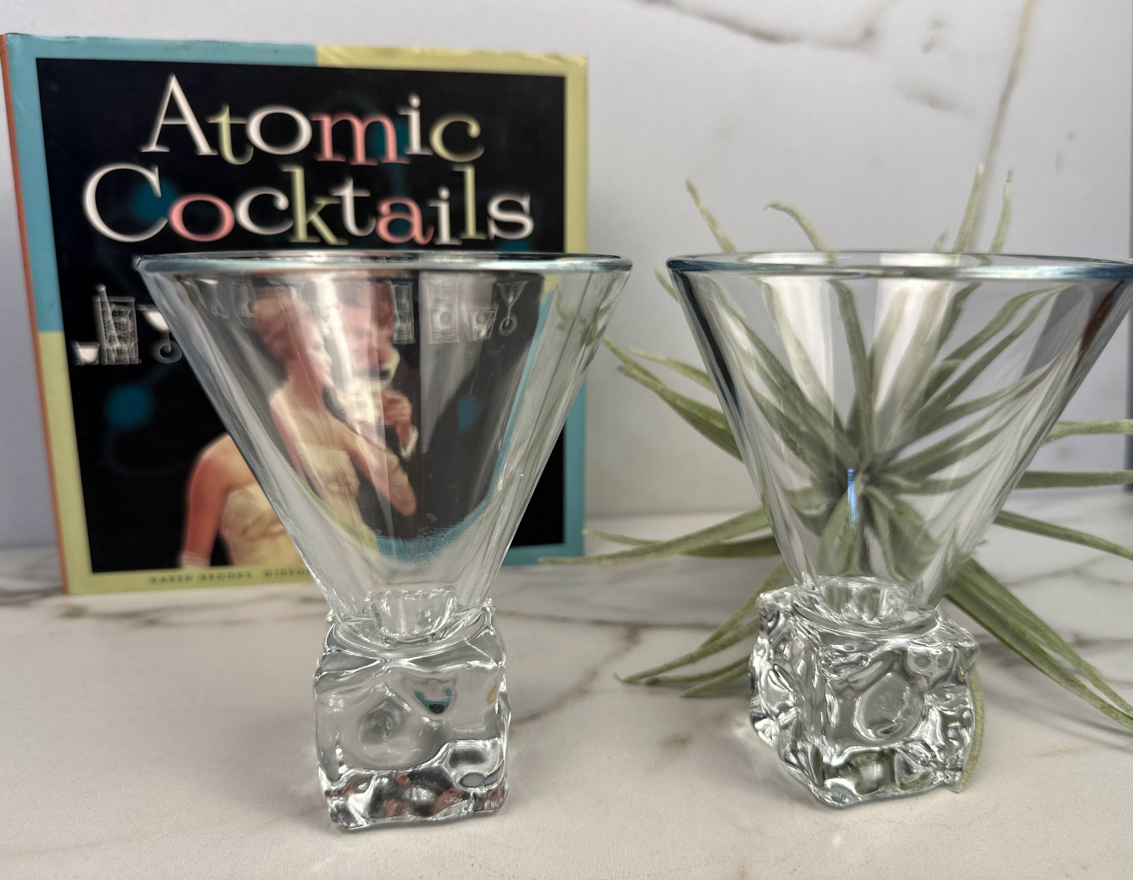 DiSaronno Melting Ice Cube Martini Glass