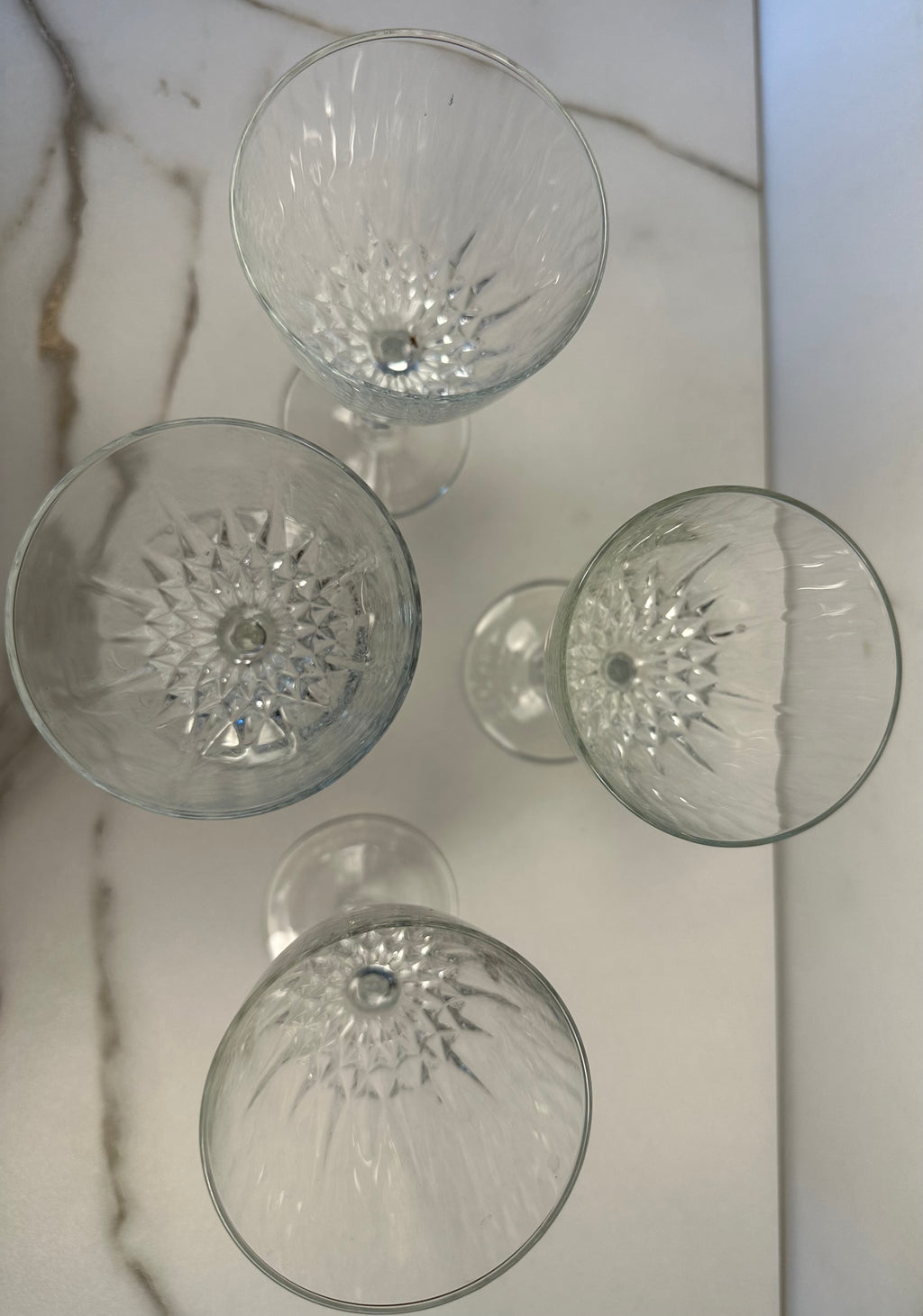 Luminarc Diamant Cristal D'Arques Frances Crystal Wine Glasses