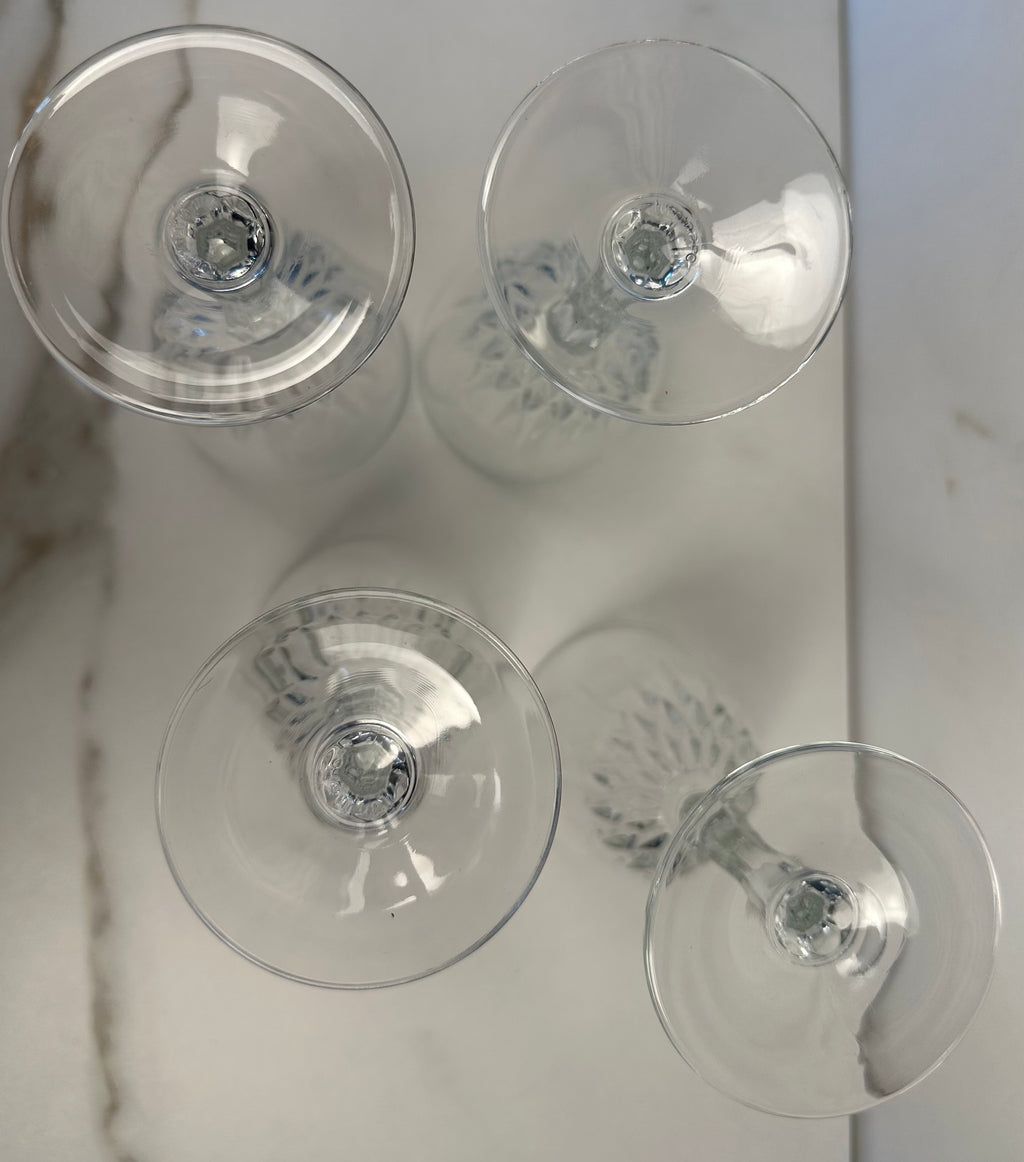 Luminarc Diamant Cristal D'Arques Frances Crystal Wine Glasses