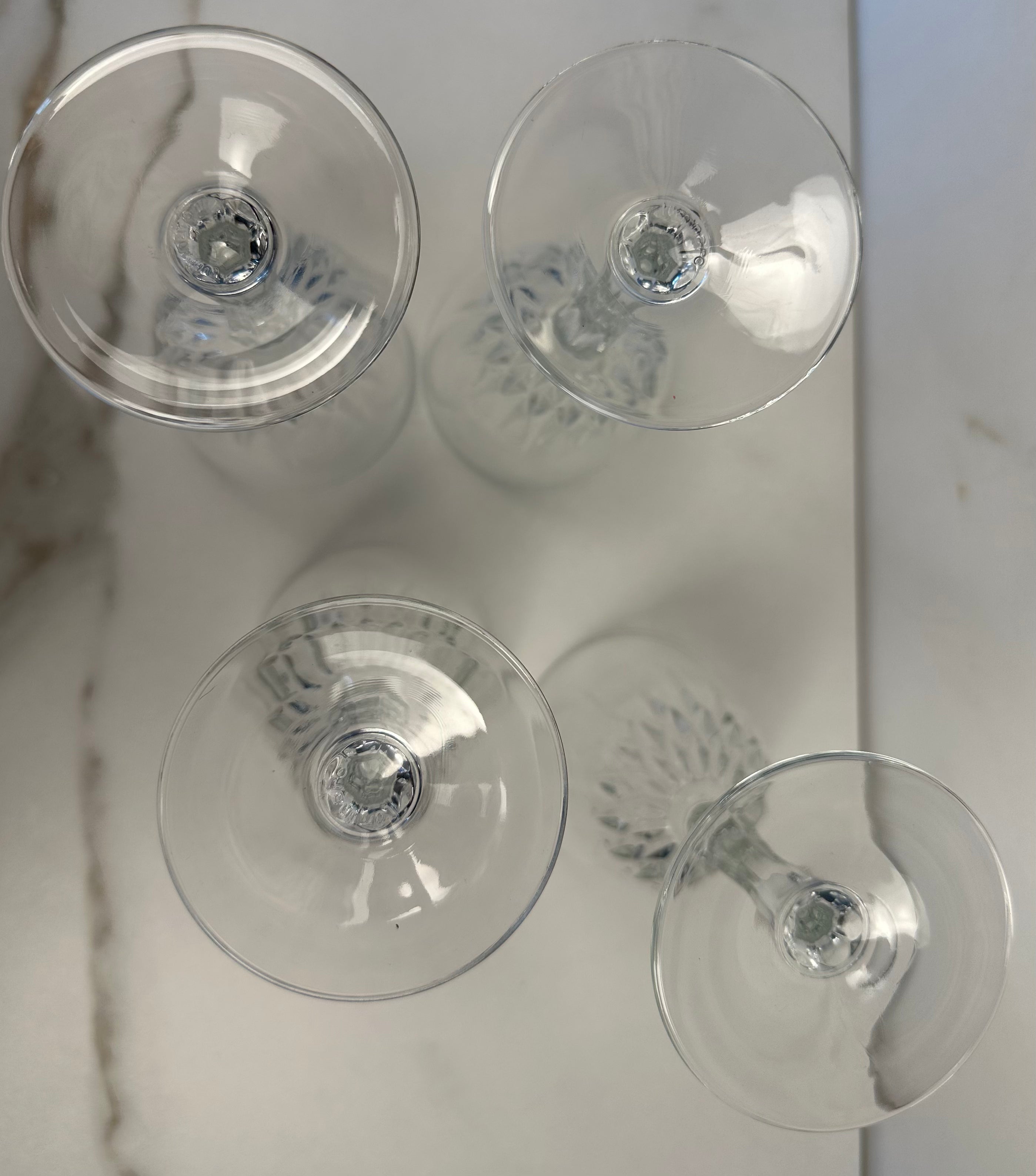 Luminarc Diamant Cristal D'Arques Frances Crystal Wine Glasses