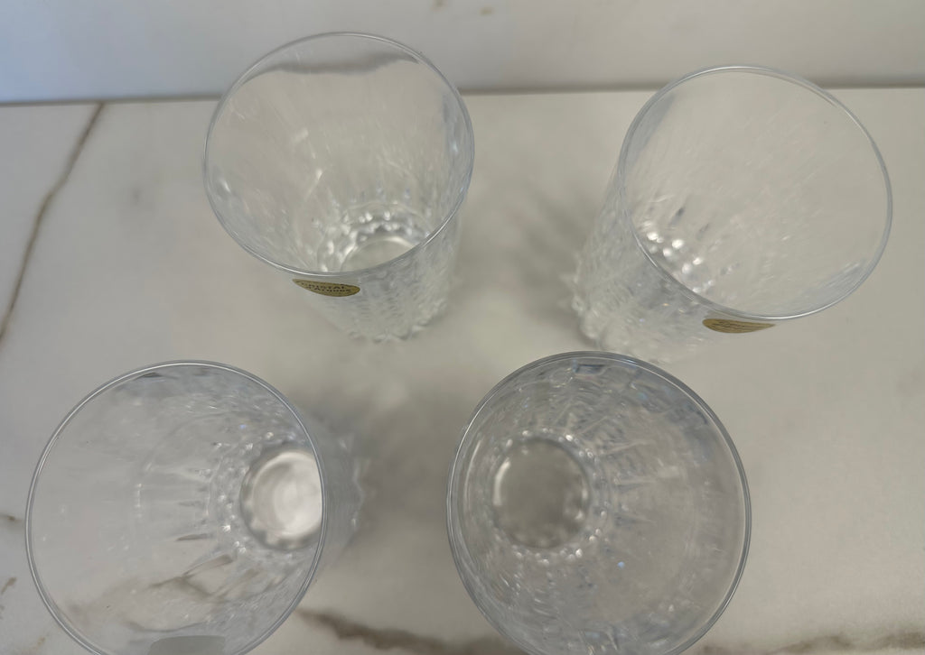 Cristal d'Arques France Barcelona High Ball Glasses