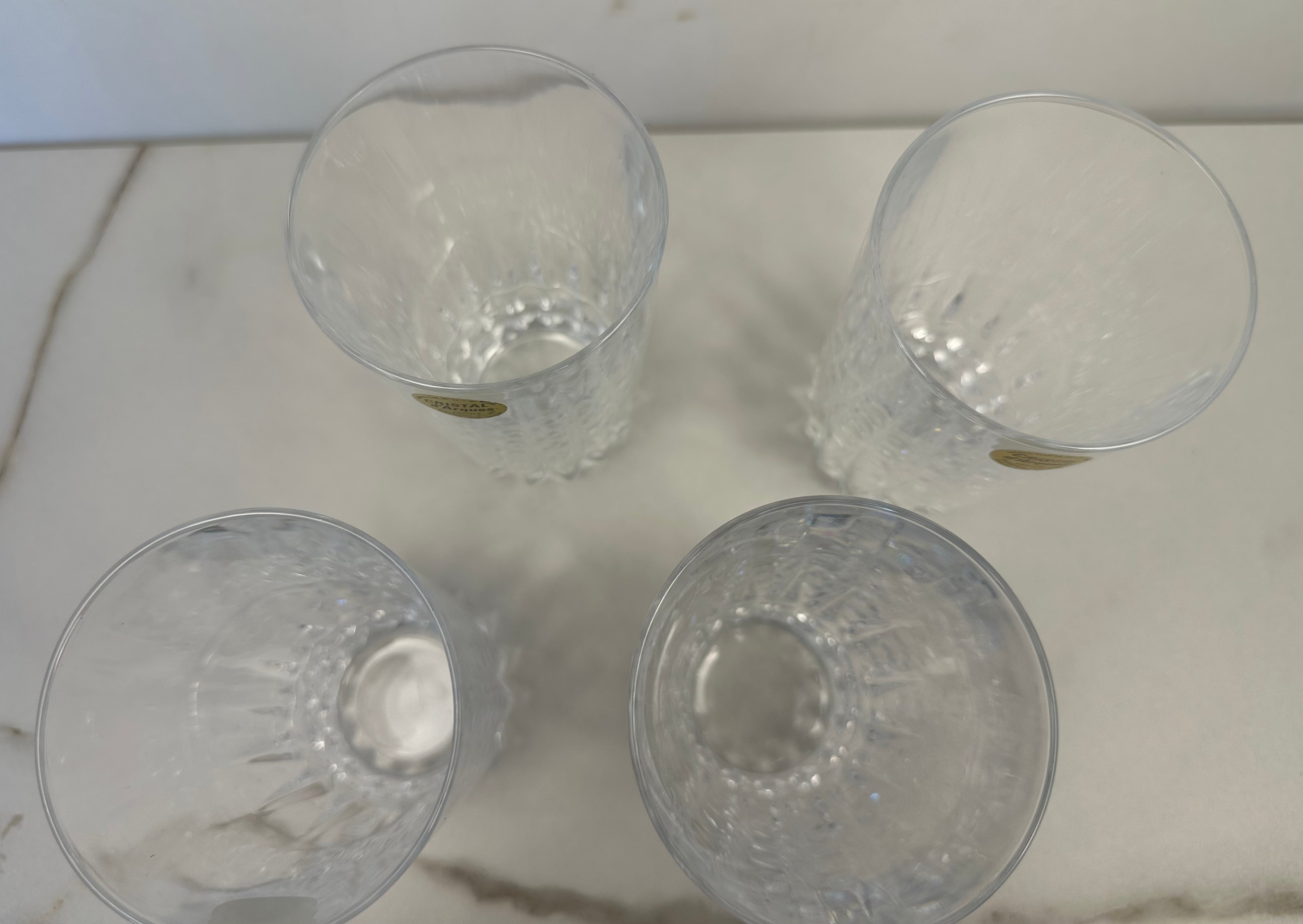 Cristal d'Arques France Barcelona High Ball Glasses