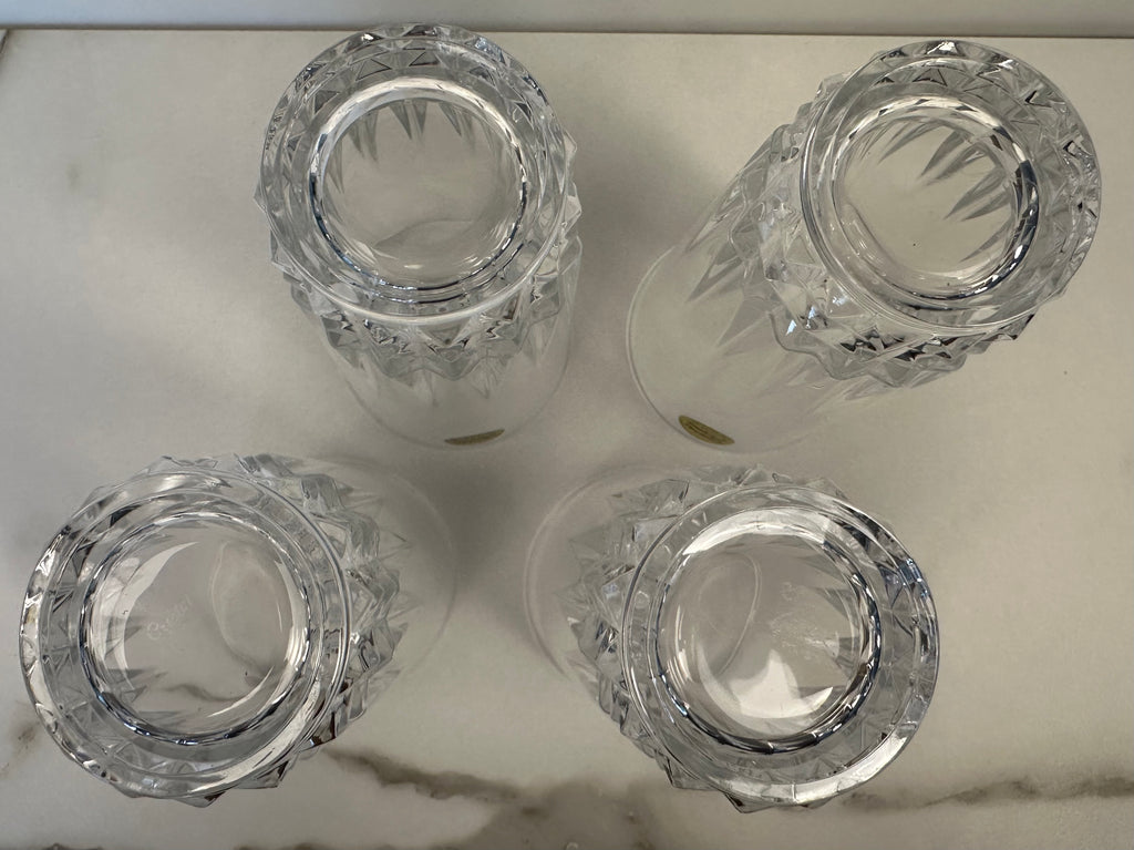 Cristal d'Arques France Barcelona High Ball Glasses