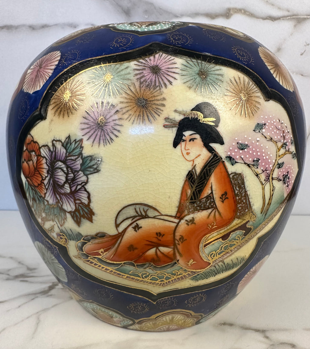 Antique Japanese Satsuma Vase