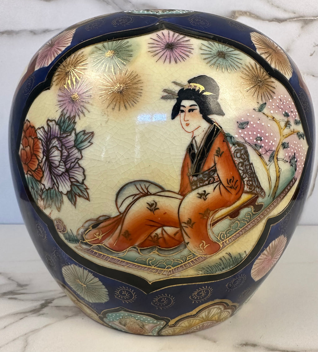 Antique Japanese Satsuma Vase