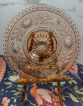 Pink Depression Glass 7½" Plate – "Strawflower" Imperial Glass Company | Circa 1935–1949