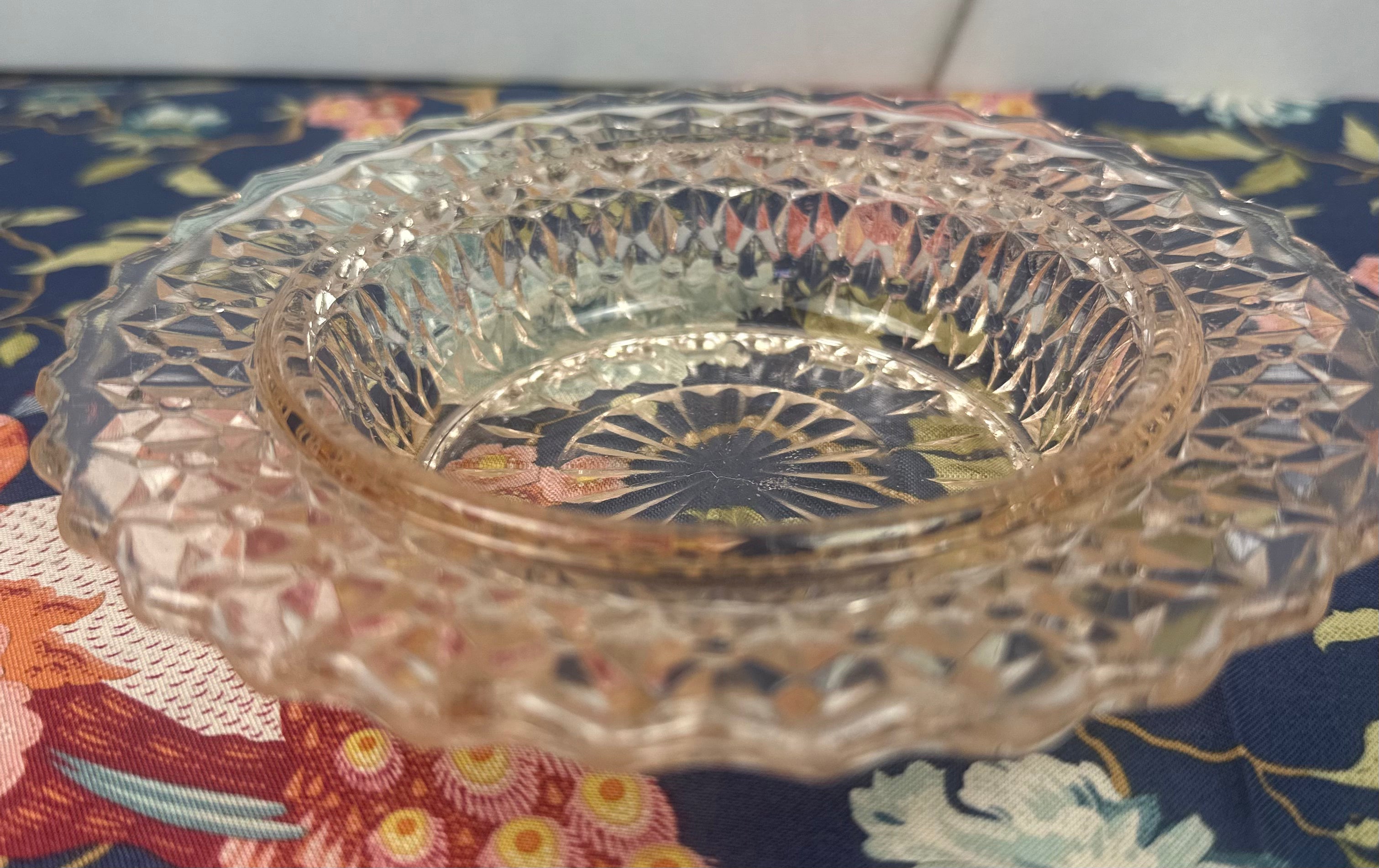 Pink Depression Glass 6" Butter Dish – Holiday “Buttons & Bows” Jeannette Glass Company | Circa 1947–1949