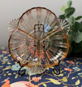 Pink Depression Glass Divided Candy Dish – Tab Handled - "Old Café" Anchor Hocking | Circa 1936–1940