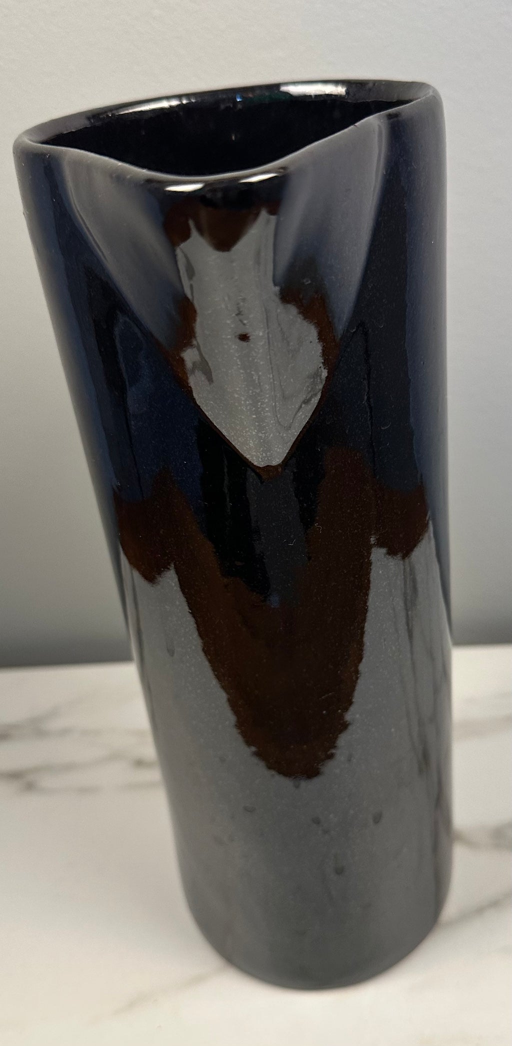 Vintage Black Dryden (Ark) Pottery Pitcher