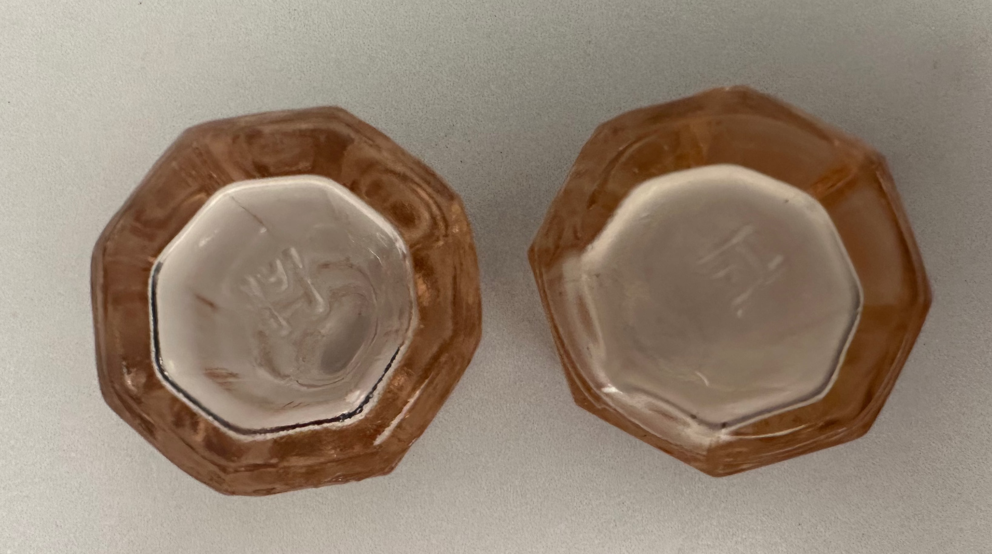 Pink Depression Glass Salt and Pepper Shakers - Hazel Atlas