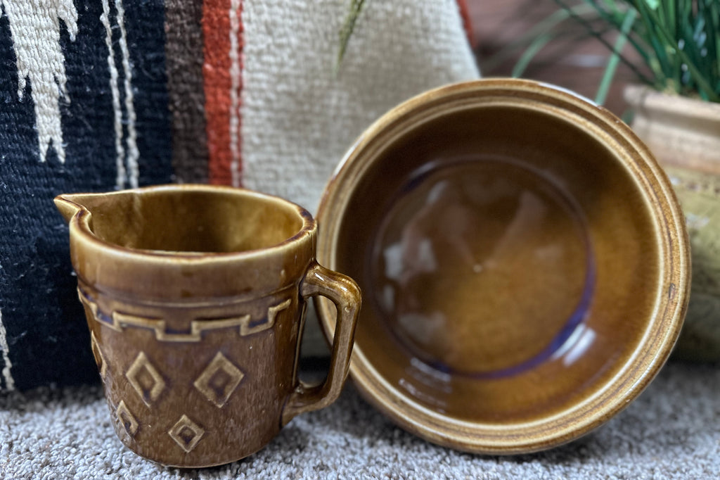 Brown Stoneware Bowl