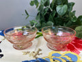 Pink Depression Glass Sherbert Bowl/Cup  -  “Queen Mary - Vertical Rib” Anchor Hocking  | Circa 1936 - 1949