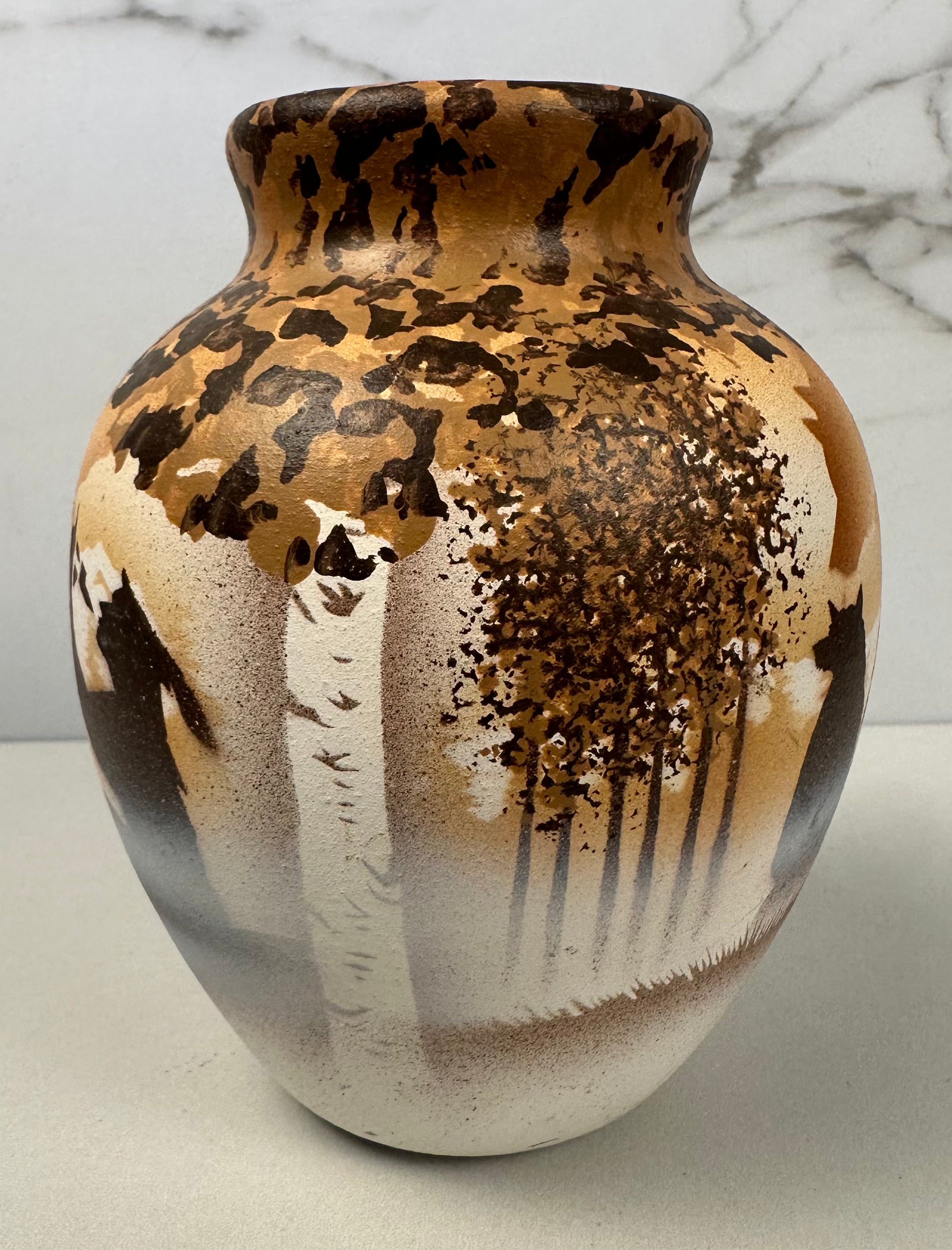 “Calling the Spirits” – Cedar Mesa Signed Pottery Jar by James Benally (Hozoni Pottery)