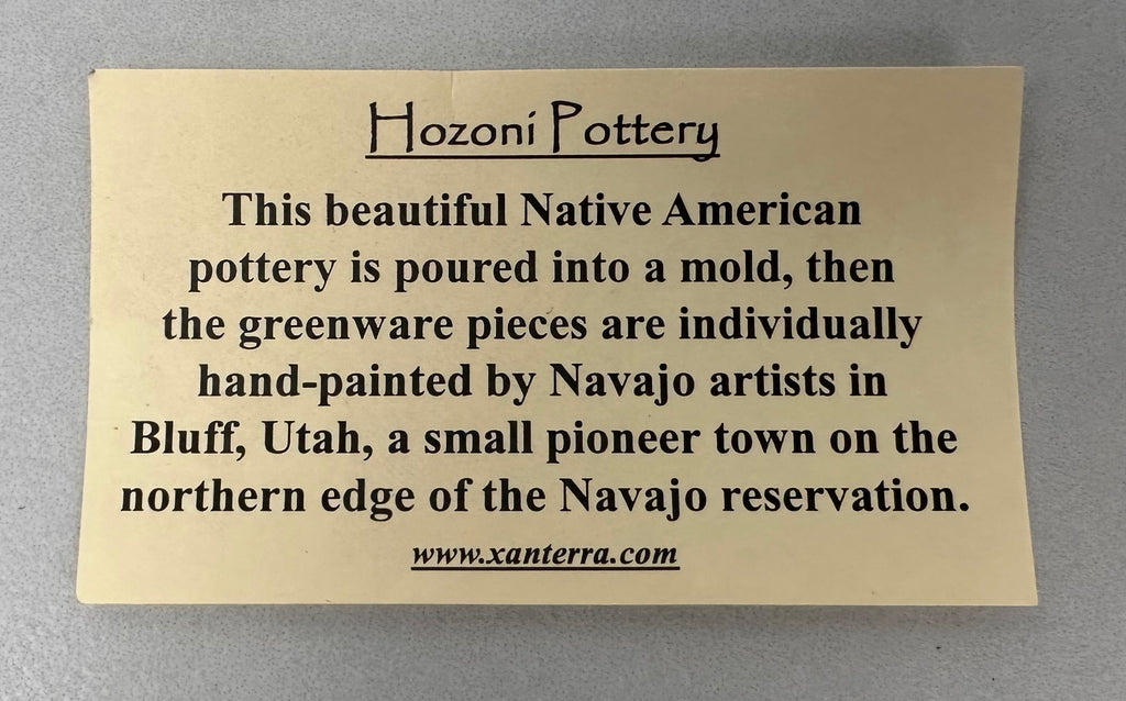 “Calling the Spirits” – Cedar Mesa Signed Pottery Jar by James Benally (Hozoni Pottery)