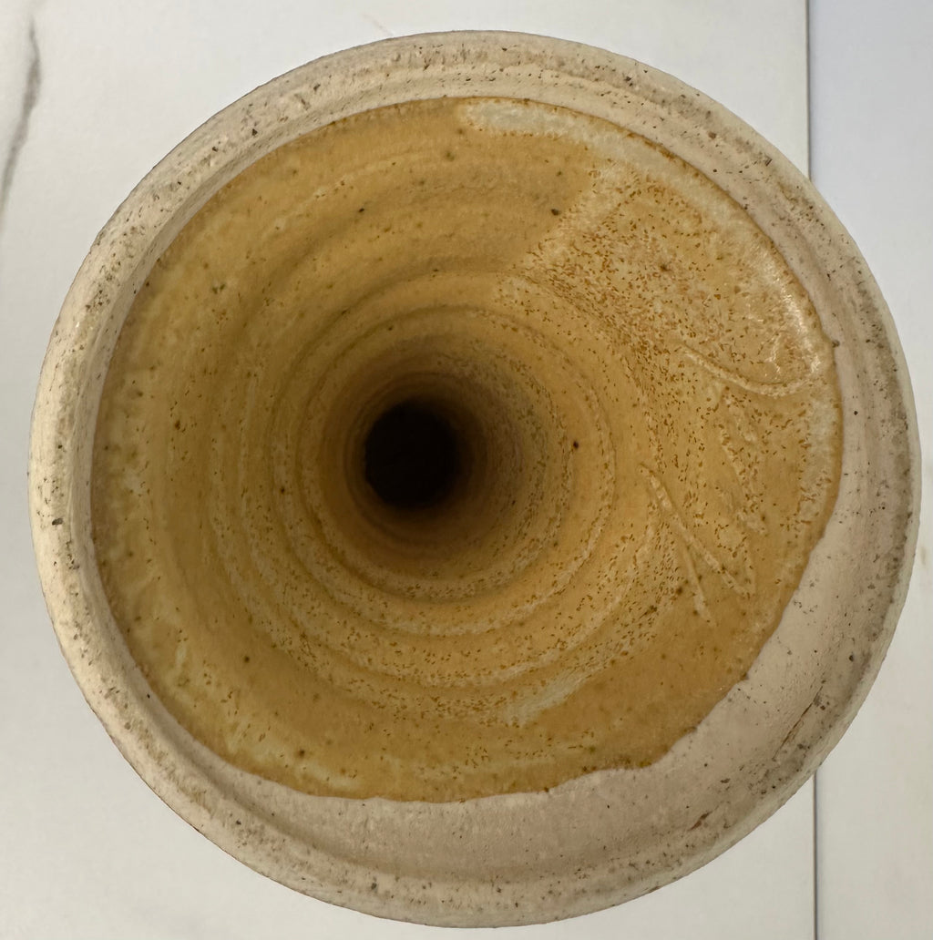 Studio Pottery Wine Goblet / Candle Holder