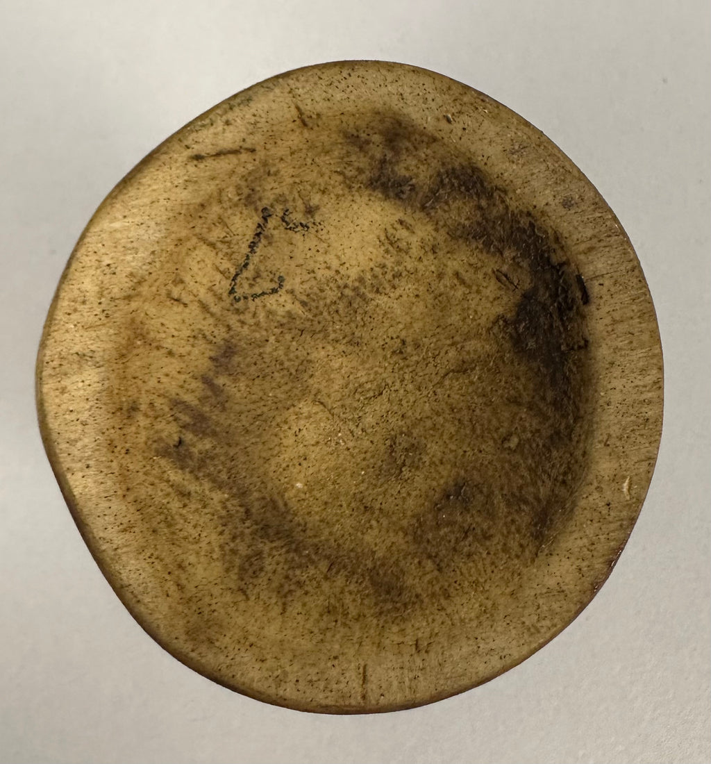 Brown Stamped Studio Pottery Vase