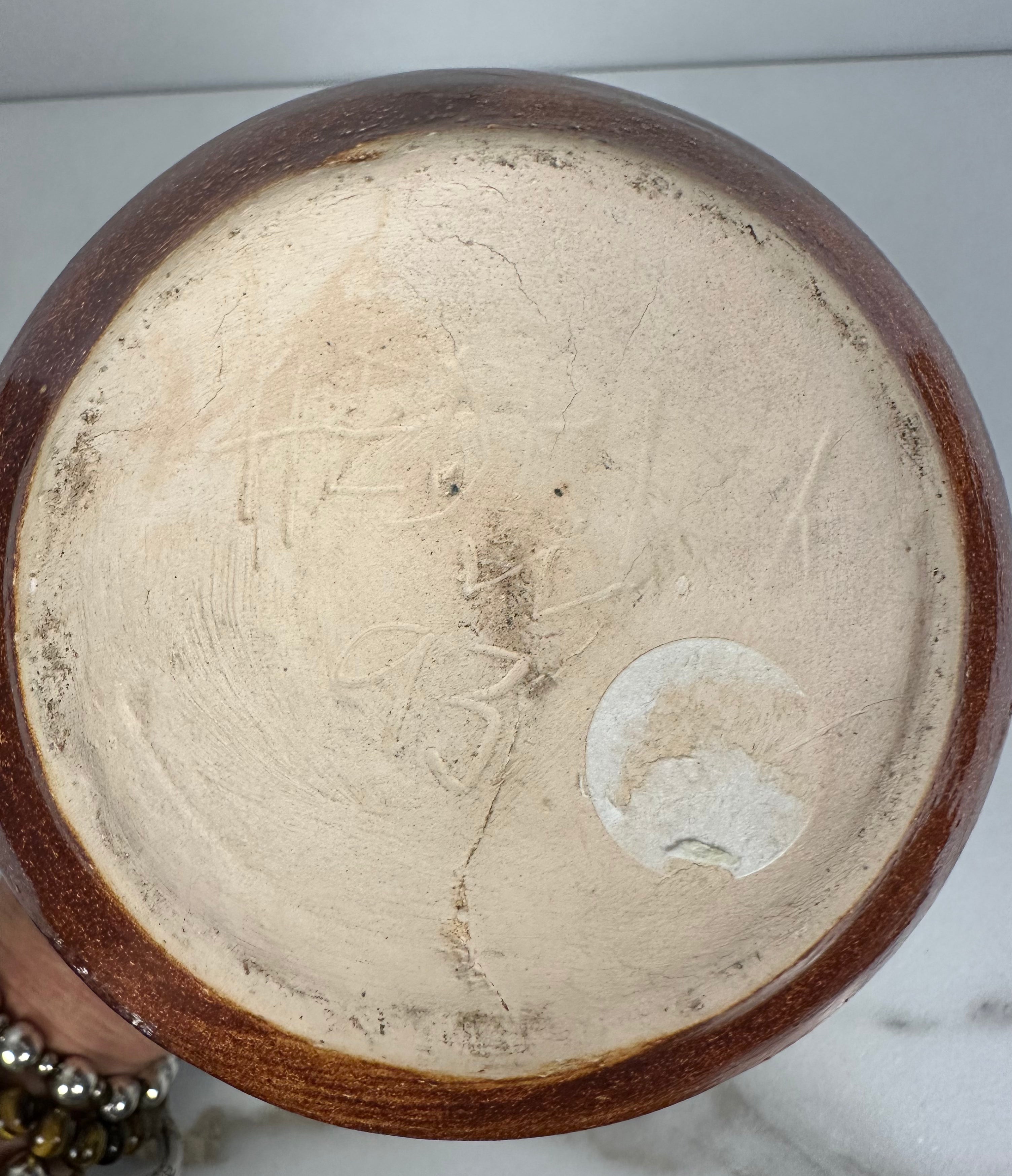 Studio Pottery Vase– Artist Signed