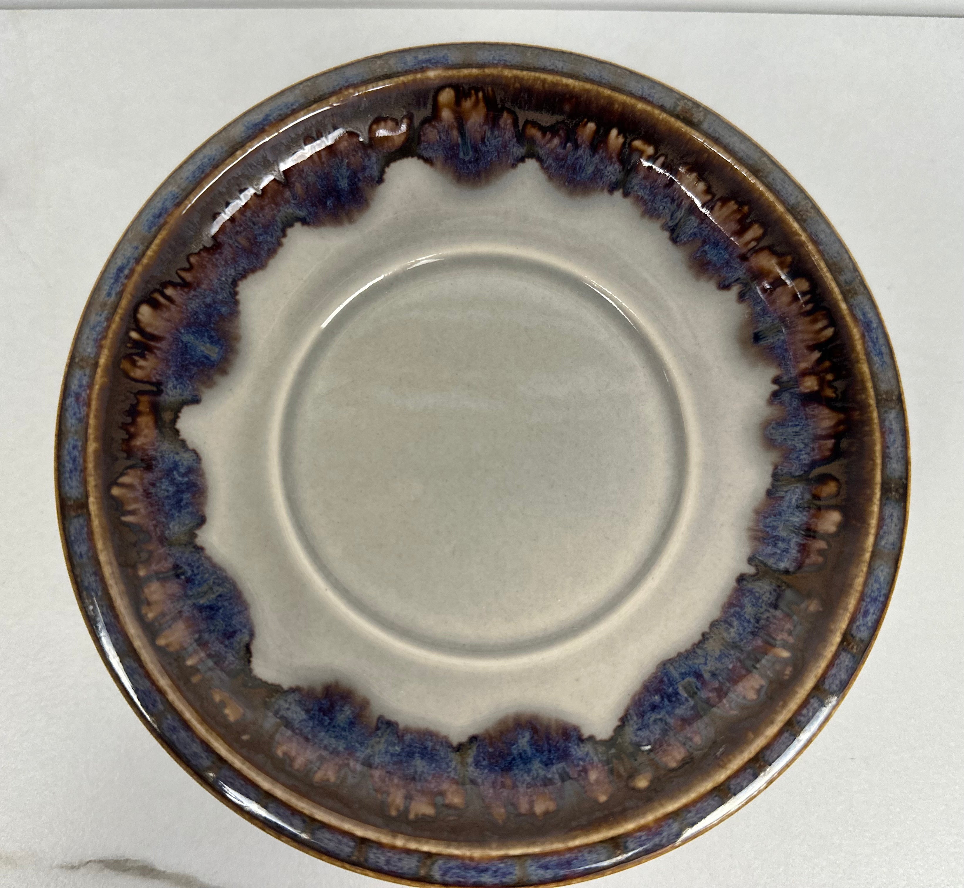 B&G Bing & Grøndahl Danish Stoneware – "Mexico" Pattern Saucer