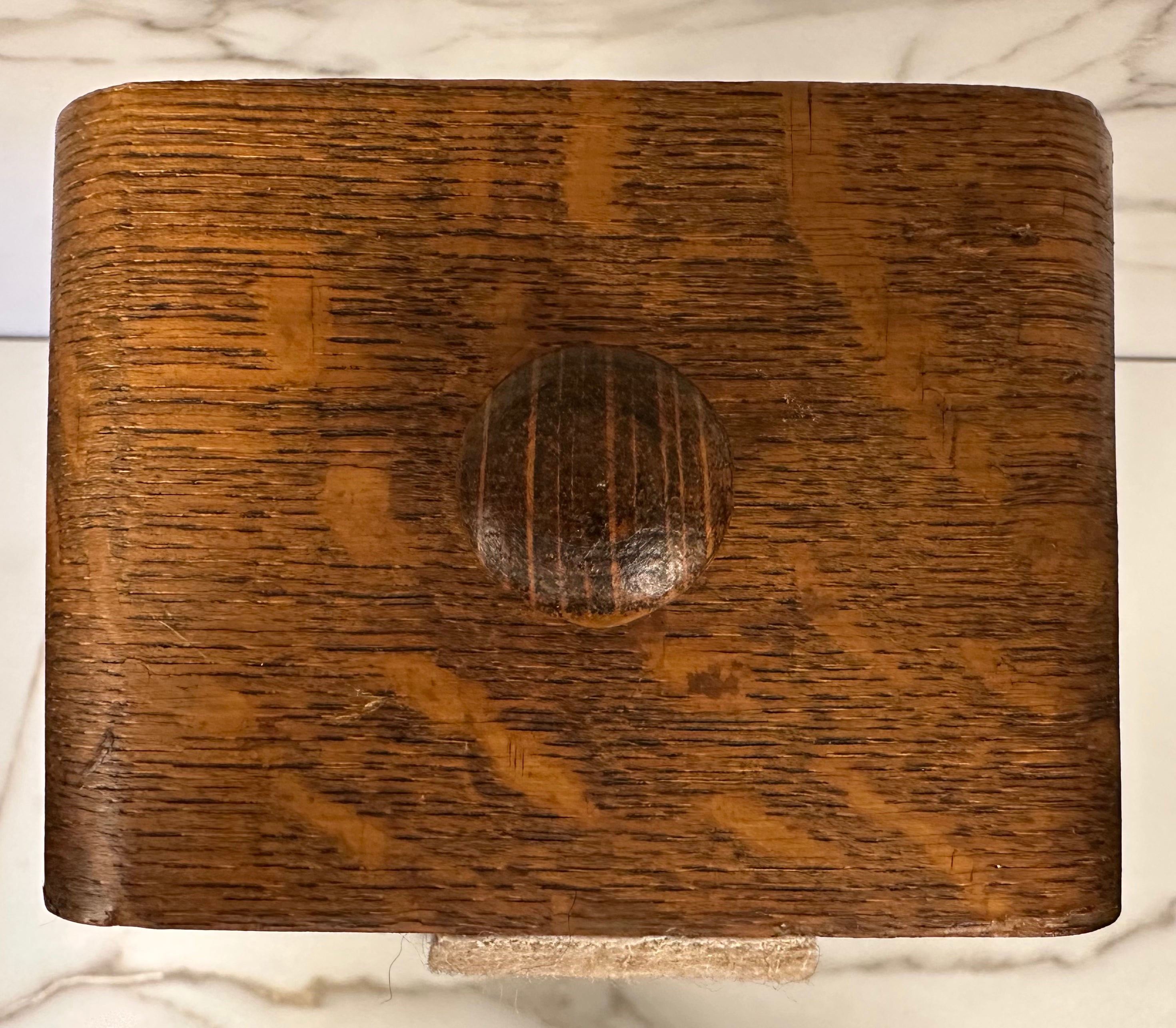 Oak Treadle  Sewing Machine Drawer