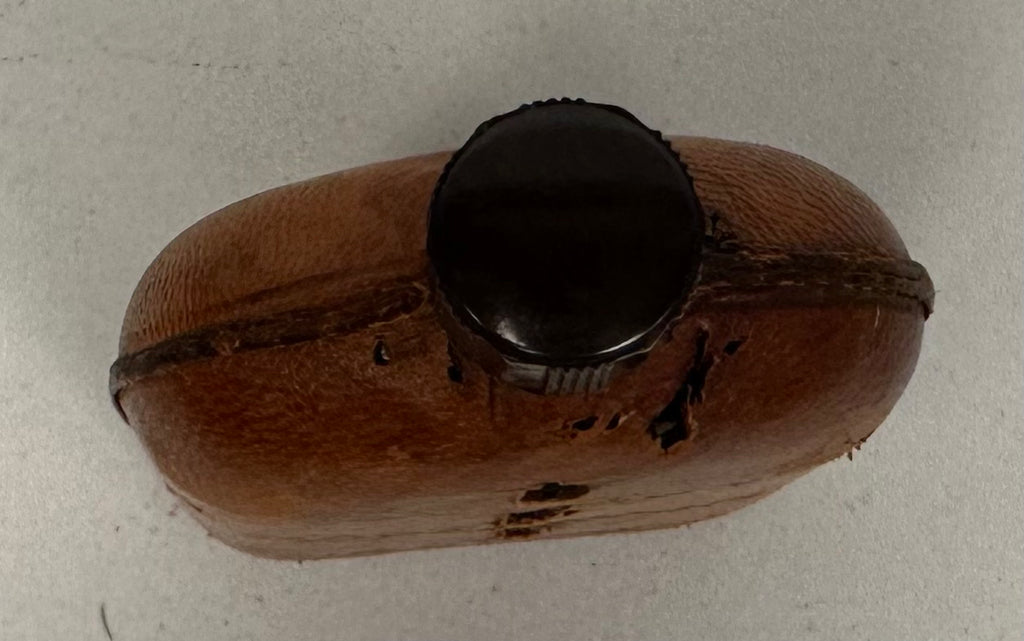 Leather Wrapped Souvenir Flask From Sequoia National Park