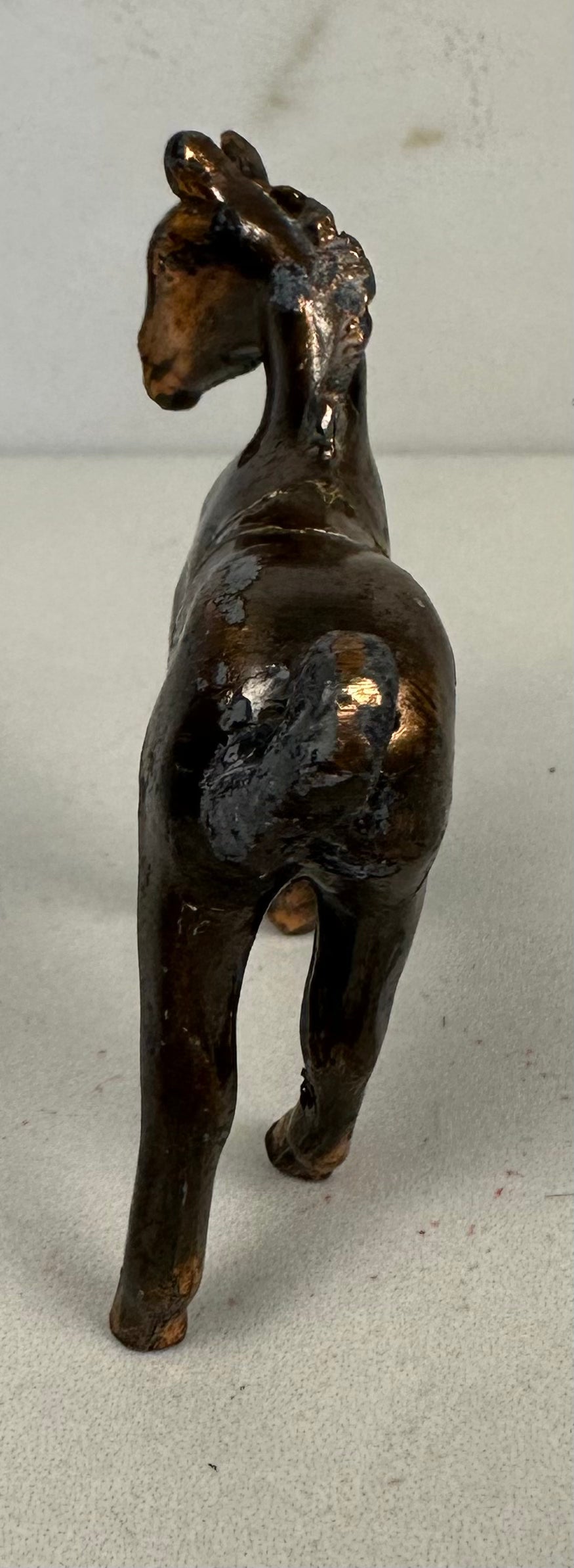 Small Bronze Horse Figurine