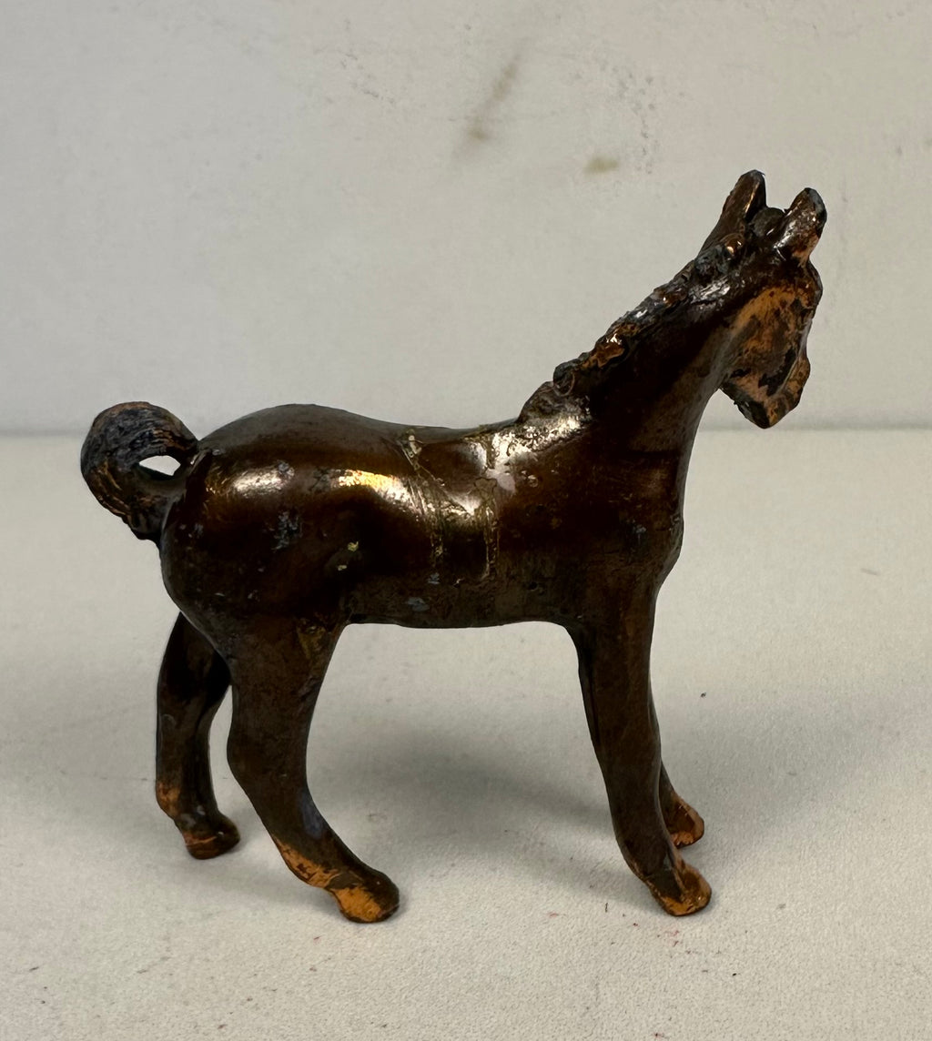 Small Bronze Horse Figurine