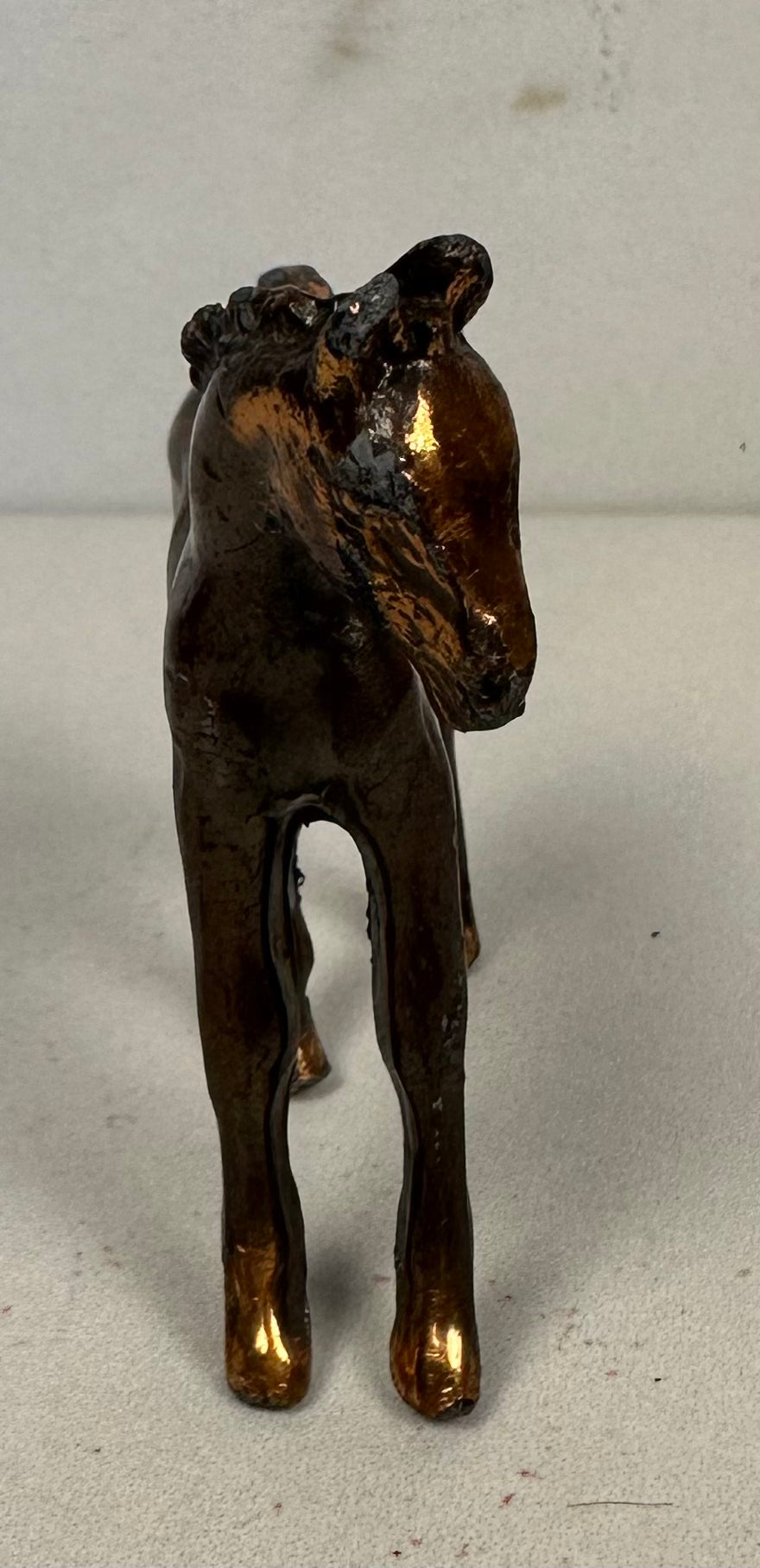Small Bronze Horse Figurine