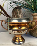 Bronze and Silver Handled Vase