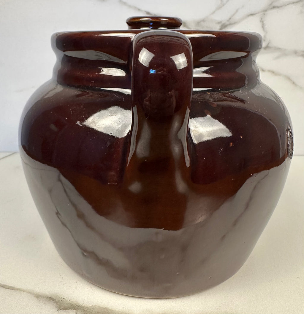 McCoy Brown Bean Stoneware Pot