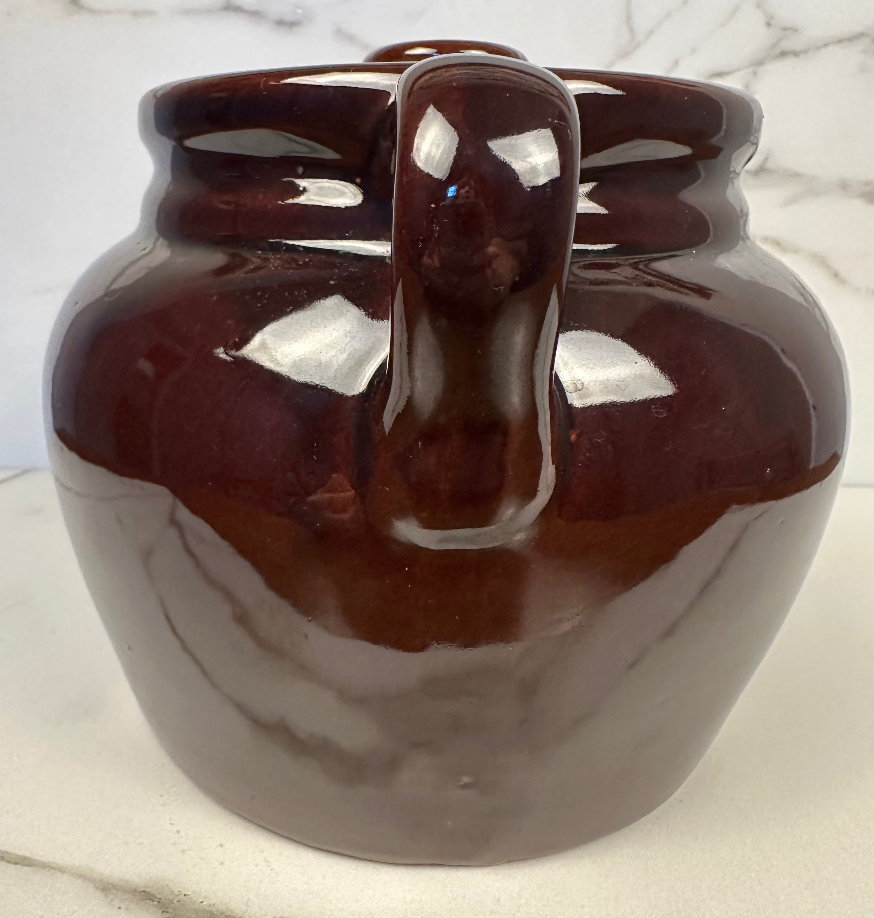 McCoy Brown Bean Stoneware Pot