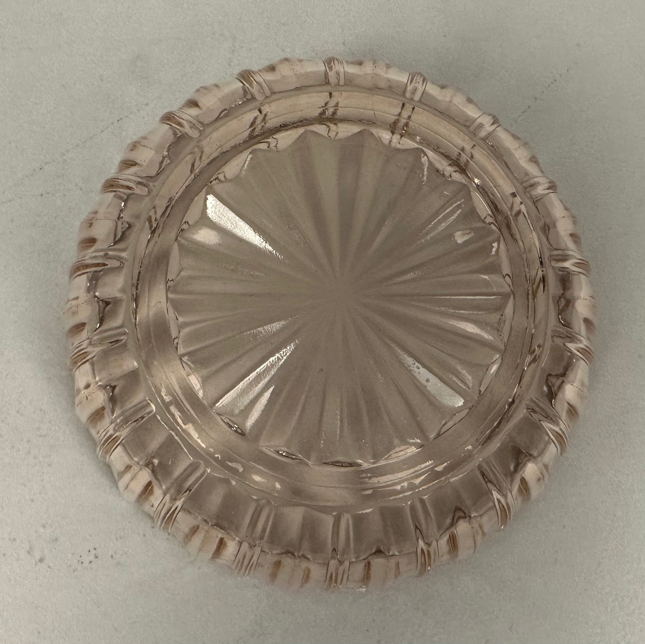 Pink Depression Glass Dessert/Berry Bowl  -  "Fortune" Hocking Glass  | Circa 1937-1938