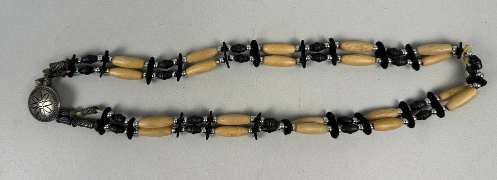Wood and Metal Necklace