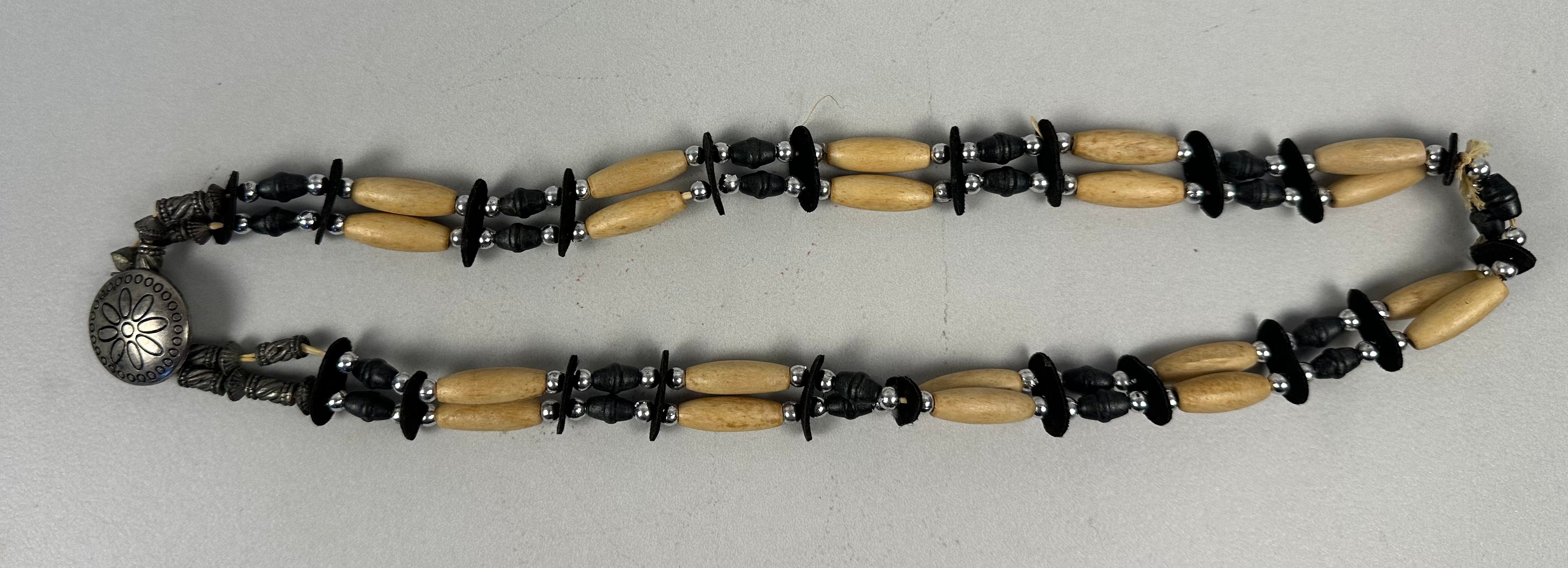 Wood and Metal Necklace