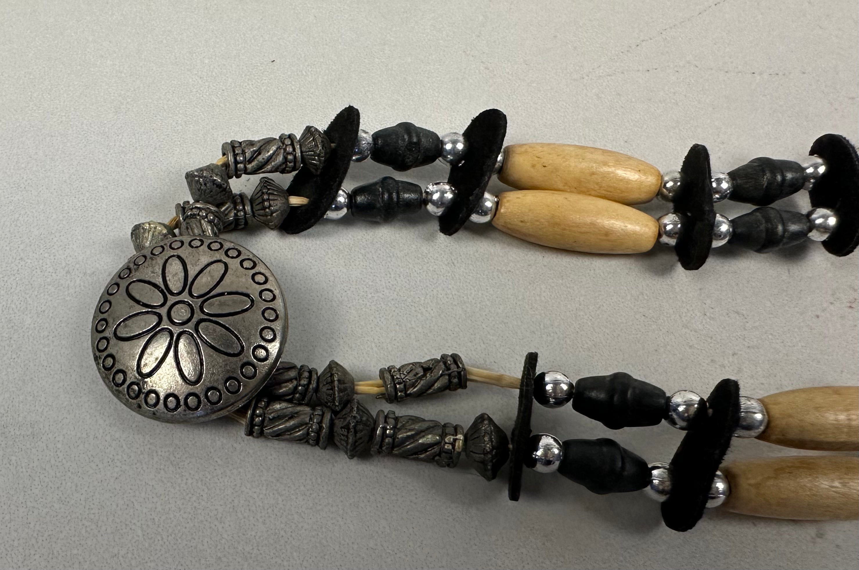 Wood and Metal Necklace