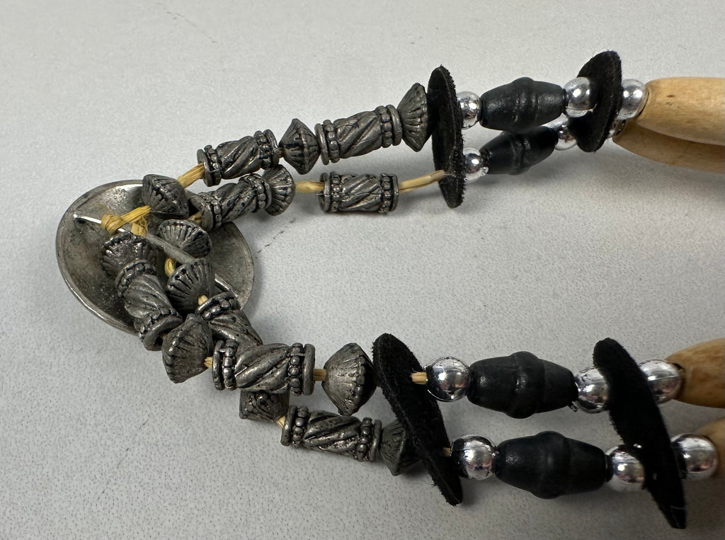 Wood and Metal Necklace