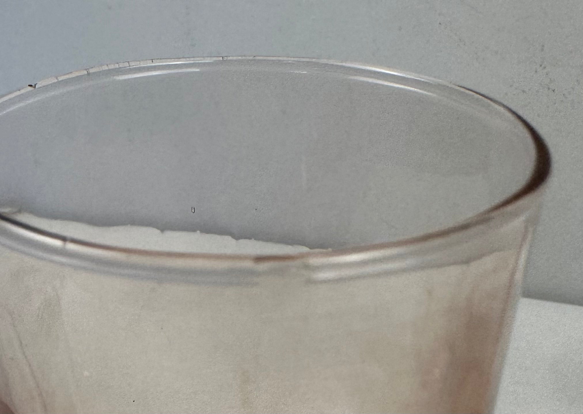 Pink Depression Glass 5 ounce Tumbler  -  unknown pattern and maker |