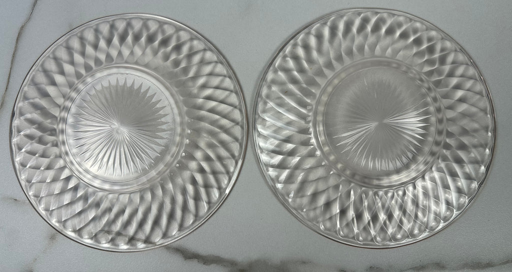 Pink Depression 8in Plate  - “Diana” Federal Glass Co | 1937-1941