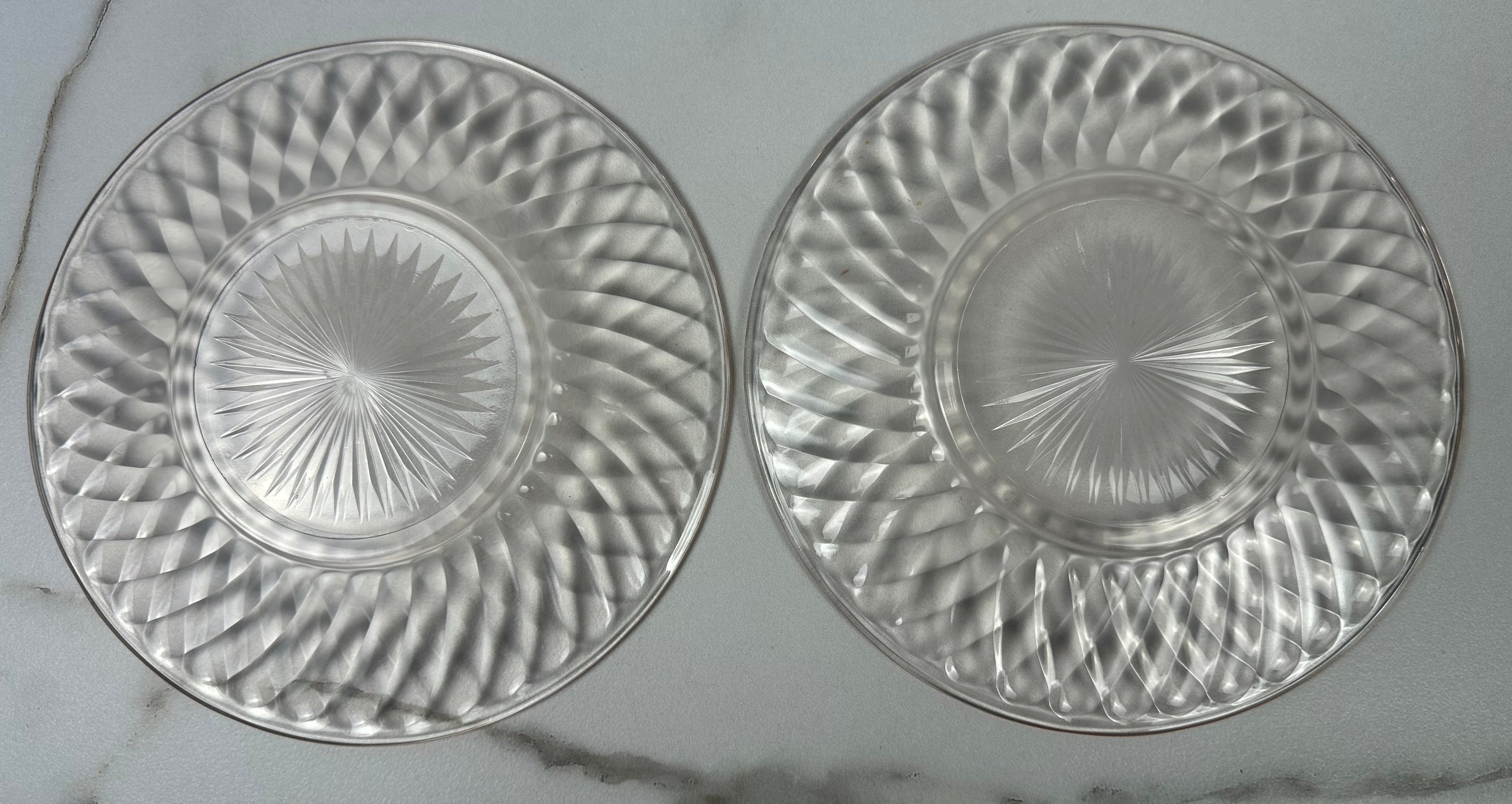 Pink Depression 8in Plate  - “Diana” Federal Glass Co | 1937-1941