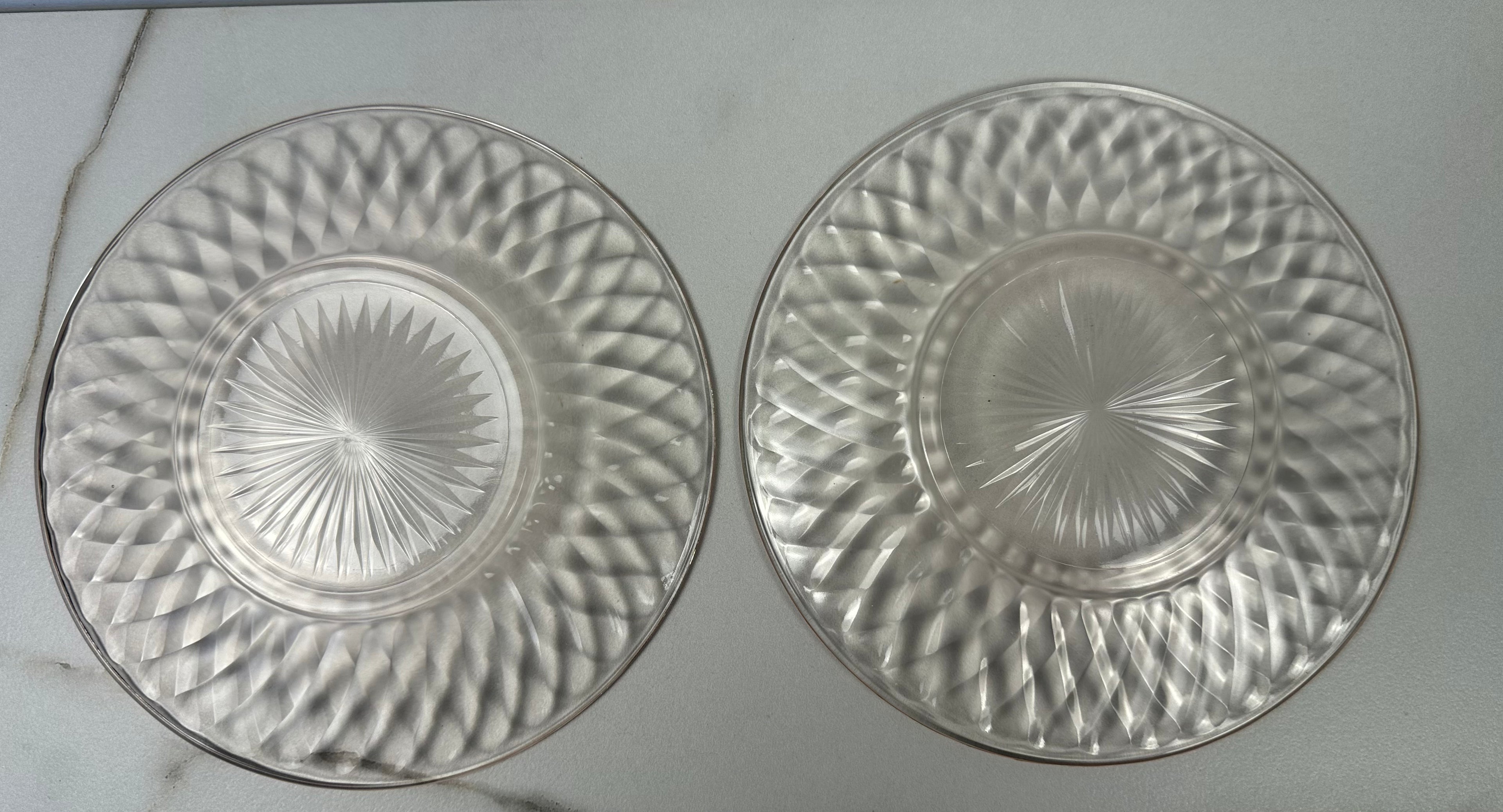 Pink Depression 8in Plate  - “Diana” Federal Glass Co | 1937-1941