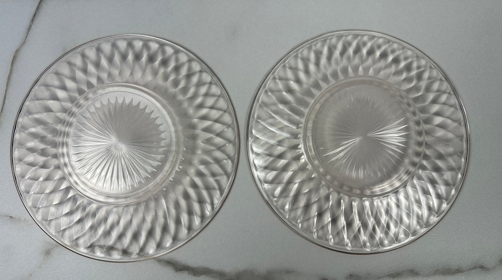 Pink Depression 8in Plate  - “Diana” Federal Glass Co | 1937-1941