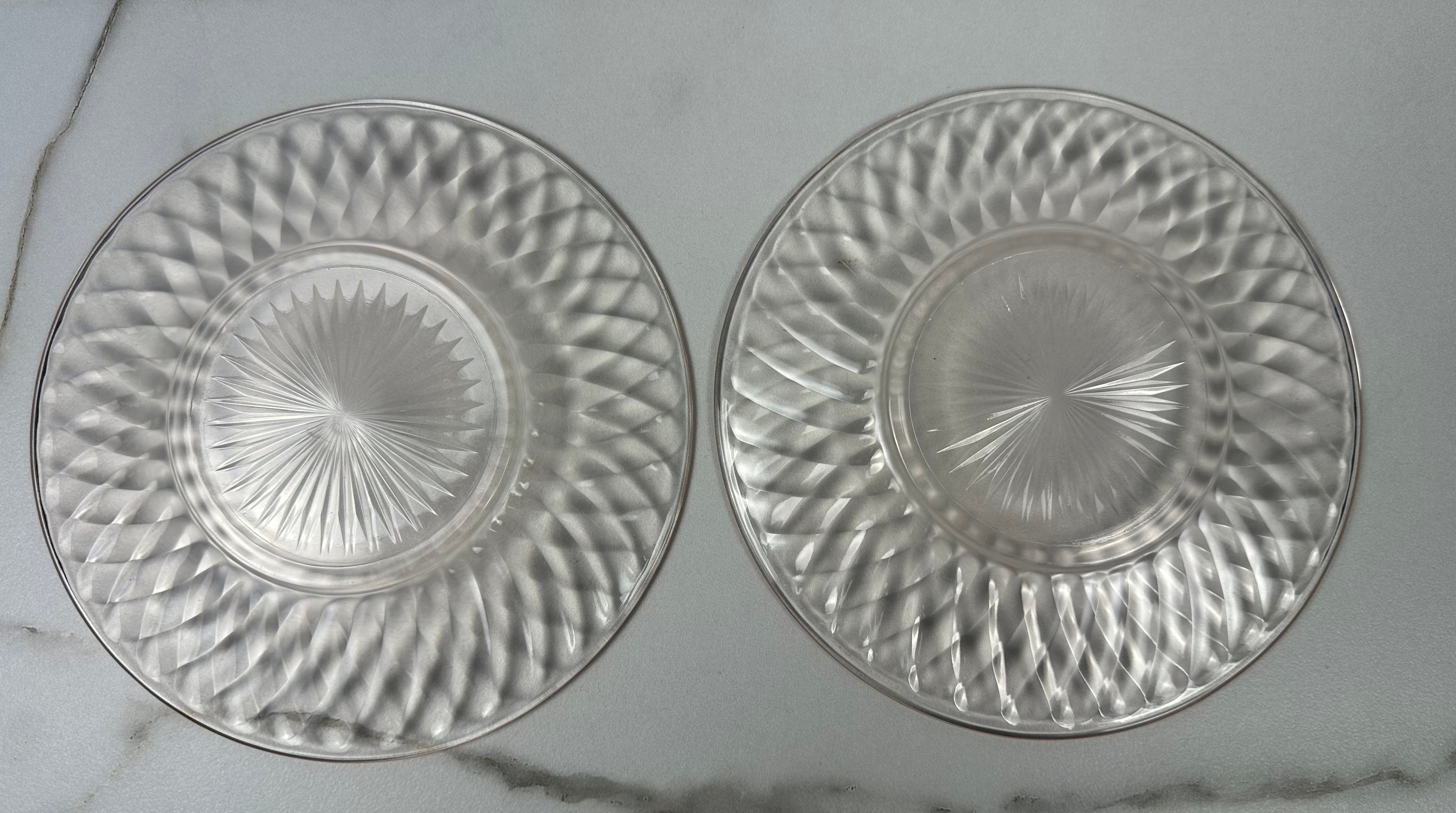 Pink Depression 8in Plate  - “Diana” Federal Glass Co | 1937-1941