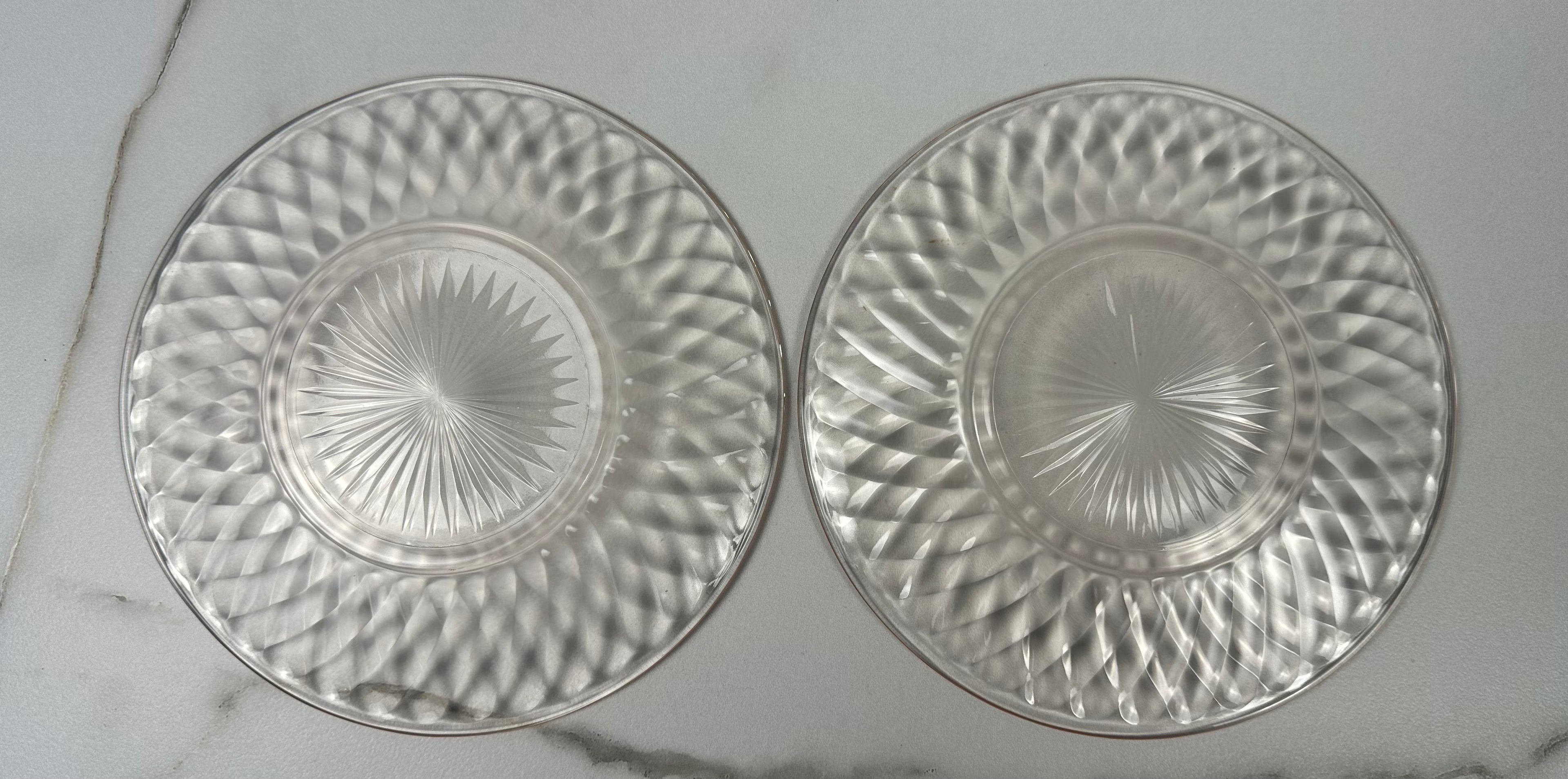 Pink Depression 8in Plate  - “Diana” Federal Glass Co | 1937-1941