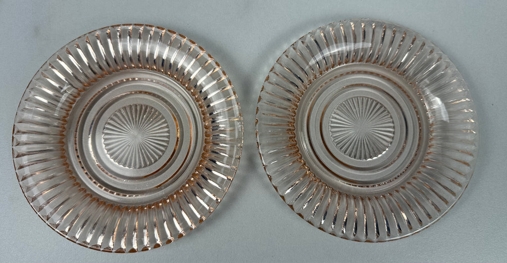 Pink Depression Glass 6 inch Plate - “Diana” Federal Glass Co.  | Circa 1937-1941
