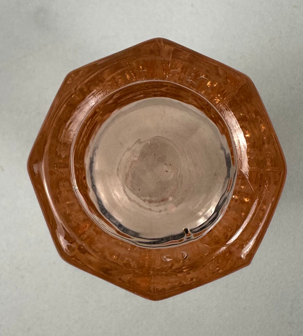 Pink Depression Glass Shaker (no top) - Unknown Maker and Pattern | Circa 1930’s